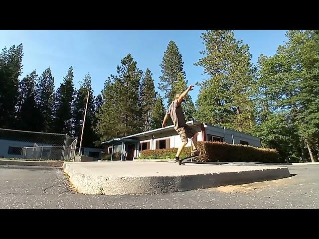 Hanz Driscoll skateboarding in Grass Valley, 47 years old June 21 2023 go skate day