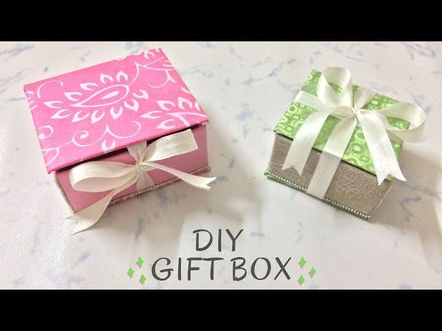 DIY GIFT BOX || HANDMADE BOX TO STORE RAKHI || HANDMADE GIFT BOX IDEA || CARDBOARD CRAFTS