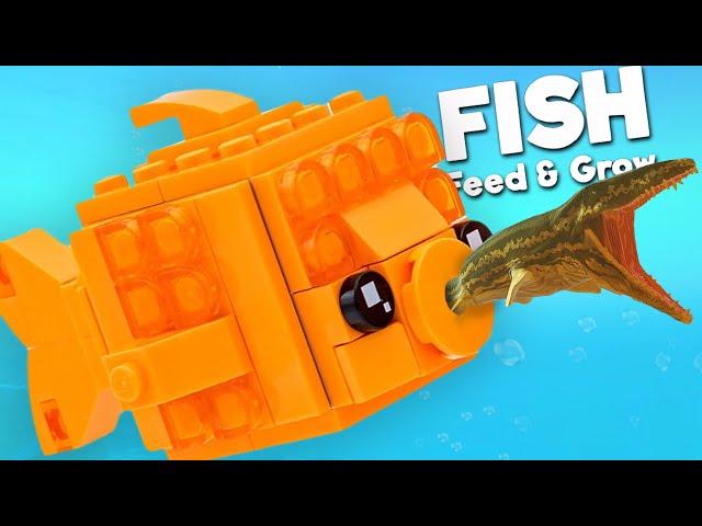 DEADLIEST LEGO GOLDFISH! | Feed & Grow Fish!