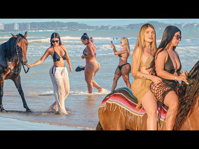 BIKINI FESTIVAL ON HORSEBACK AT THE BEACH  COLOMBIA 2024 