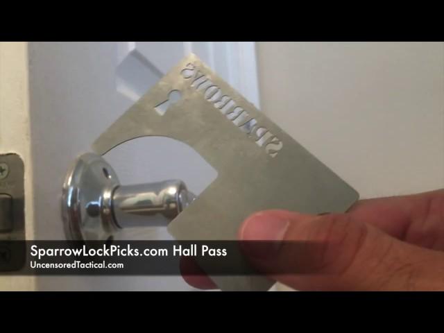 Sparrows Lock Picks Hall Pass bypass tool