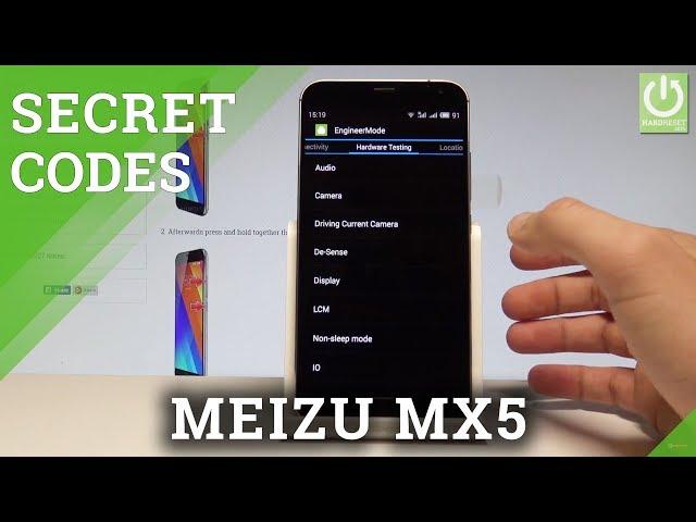 Secret Codes MEIZU MX5 - Hidden Mode / Advanced Options