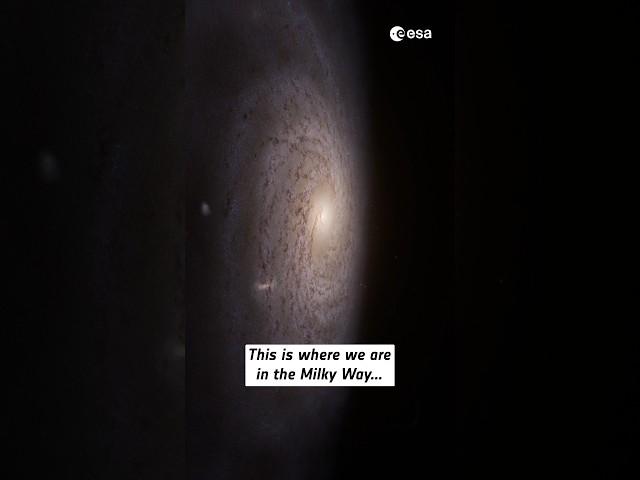 This is where we are in the Milky Way... 