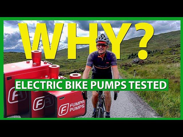 Rechargeable bike pumps. Fumpa Pumps. Test & Review