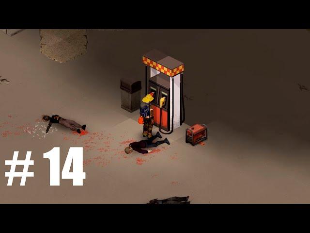 Project Zomboid - Стелс прохождение. Часть #14. Отстрел зомби и захват заправки.