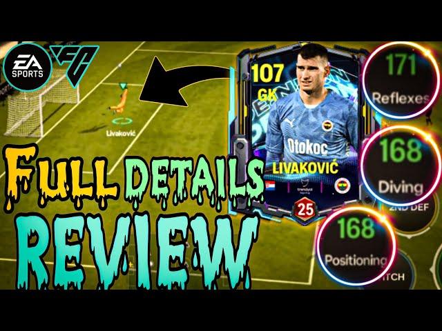 107 OVR LIVAKOVIC RED RANK REVIEW ️ || FULL DETAILS HOW IS PERFORMANCE IN EA FC MOBILE 25