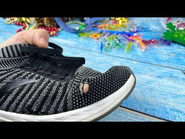 how to sew up SNEAKERS / Save shoes