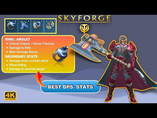 Skyforge : Best Dps Stats Guide