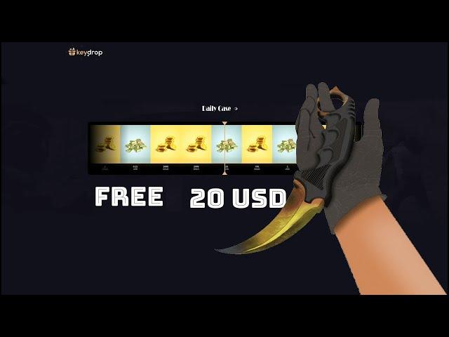 KeyDrop.com 20 Free daily cases #2