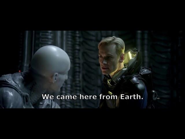 What David Said to the Engineer - Prometheus (short version with subtitles)