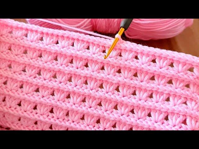 You Should Try This AMAZING Crochet Pattern!  EASY Crochet Stitch for Blankets | Beginner Friendly