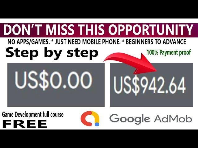 Google AdMob 101: Beginner's Guide to Earning Money 2024 | Earn Passive Income with Google AdMob