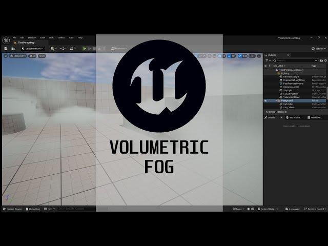 UE5 Volumetric Ground Fog [TUTORIAL]