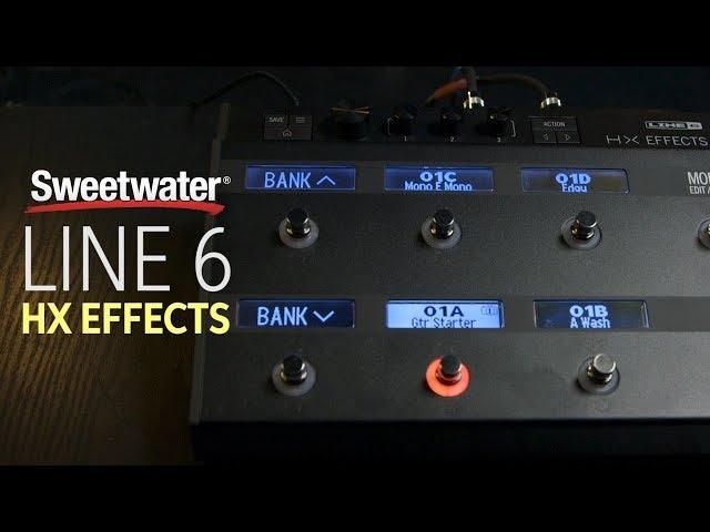 Line 6 HX Effects Multi-effects Processor Demo