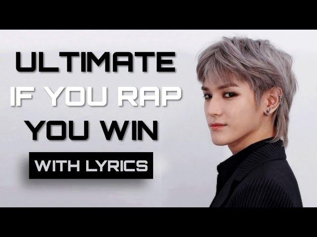 ULTIMATE IF YOU RAP, YOU WIN CHALLENGE | WITH LYRICS | VERY HARD