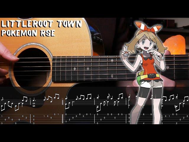 Littleroot Town - Pokemon Ruby/Sapphire/Emerald - Fingerstyle Guitar Tutorial + TAB