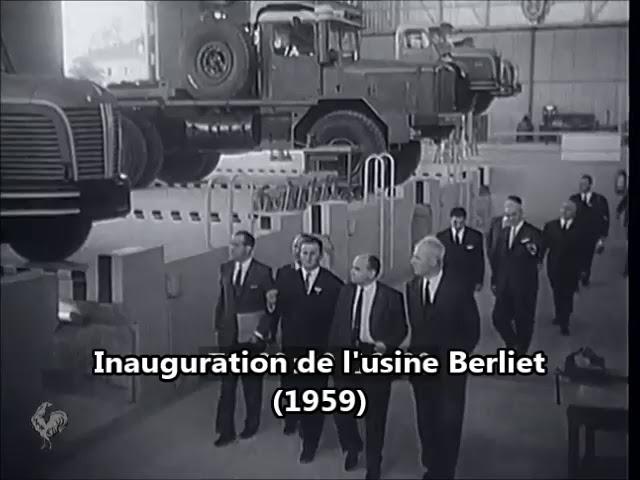 Inauguration de l'usine Berliet (1959)