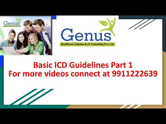 Basic ICD Guidelines part 1