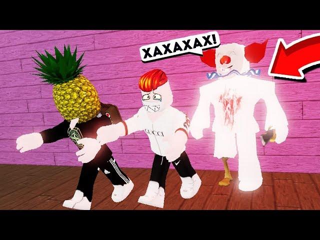 КЛОУН - МАНЬЯК ЗА НАМИ ОХОТИТСЯ! | Roblox