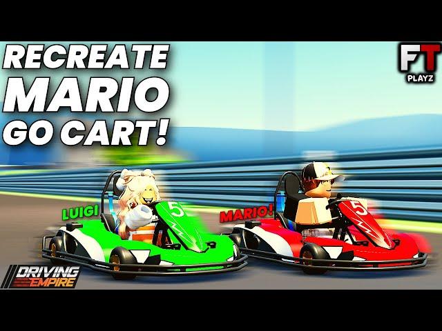 RECREATING MARIO GO KART In Roblox Driving Empire!!