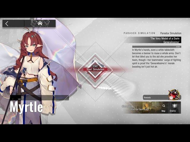 Arknights Paradox Simulation Myrtle Guide