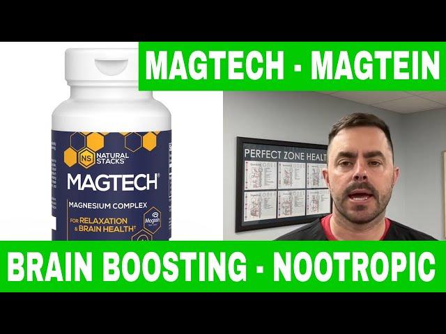  Natural Stacks Magtech Magnesium Review - Magtein, Glycinate Taurate. Nootropic Brain Boosting