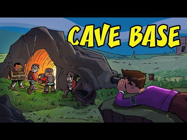 When you find a CLANS MAIN BASE hidden in a cave.....(Rust Movie)