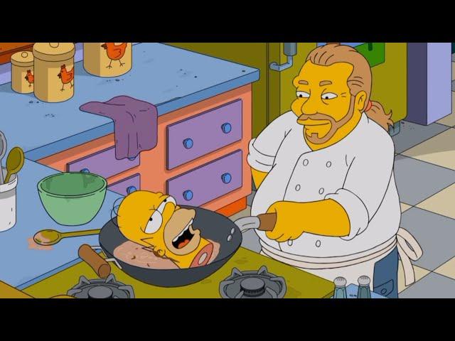 THE SIMPSONS | HOMER EATS HIMSELF 