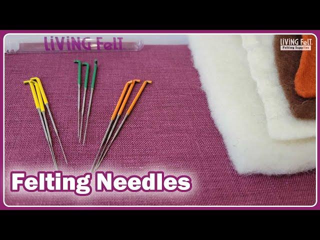 Felting Needles Explained  & Felt vs. Pre-felt