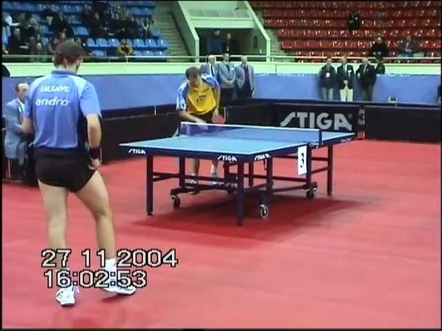 Rosskopf - Saive Russian open 2004 table tennis