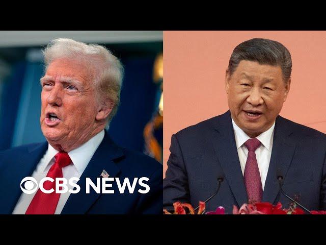 Trump to speak with Xi Jinping after retaliatory tariffs announced by China