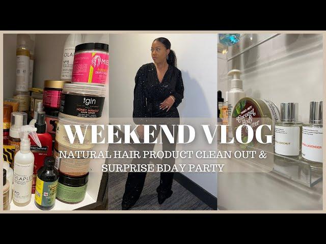 VLOG | REORGANIZING MY NATURAL PRODUCT STASH, SURPRISE BIRTHDAY & MORE! | ZENESE ASHLEY