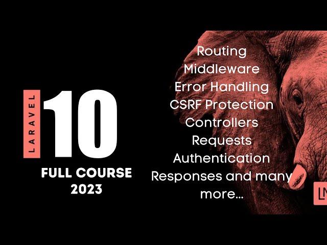 PHP Laravel 10 Tutorial For Beginners [2023]