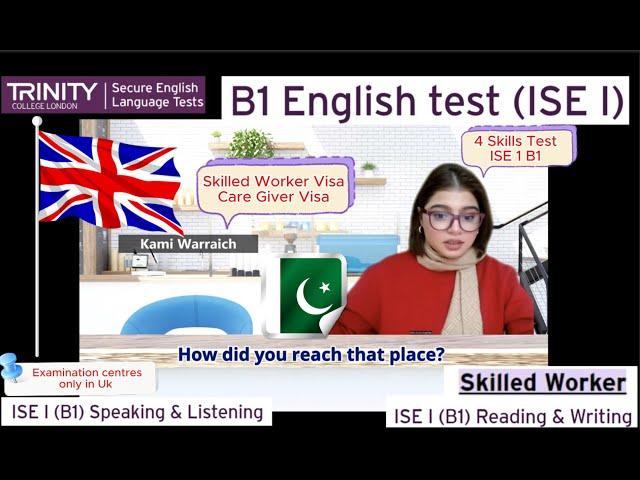 Full (B1) Speaking & Listening Skilled Worker Visa || ISE 1 Trinity College London