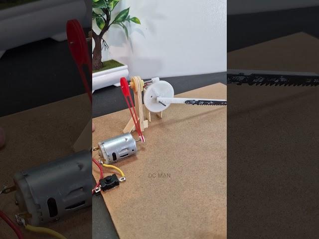 Automatic Saw Mechanism _ DC Motor | #dcmotor #techdiy #diy