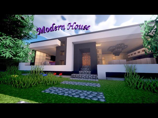 【Minecraft】 Modern House TutorialㅣModern City #2.3