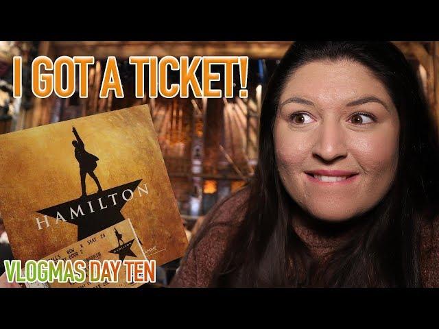 I SAW HAMILTON IN LONDON  (Returns Queue!) REVIEWVLOGMAS