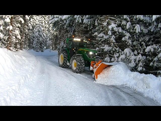 Snow removal EXTREME️Almost 1m of deep snow ️Winter service Tyrol #asmr @AgrarvideosLipperhof