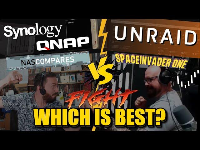 Synology/QNAP NAS vs UnRAID   (ft. SpaceInvaderOne)