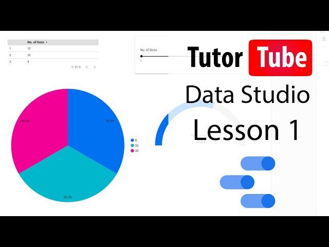 Google Data Studio Tutorial - Lesson 1 - Accessing Data Studio and Creating a new File