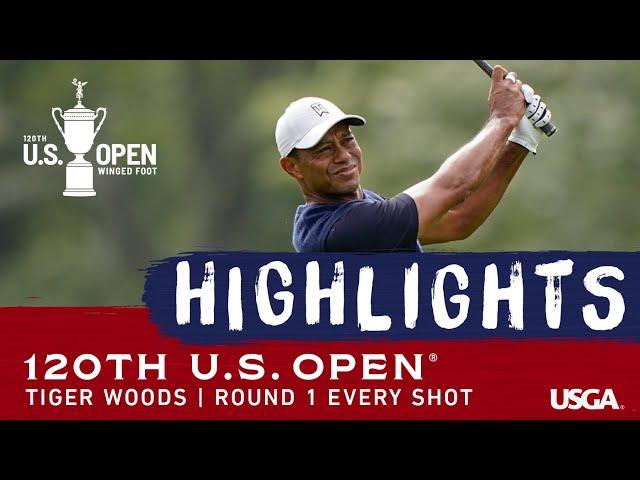 2020 U.S. Open, Round 1: Every Tiger Woods Shot