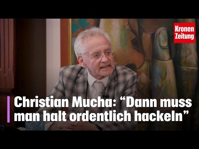 Christian Mucha: „Finanznöte? Dann muss man halt ordentlich hackeln!“ |krone.tv ADABEI