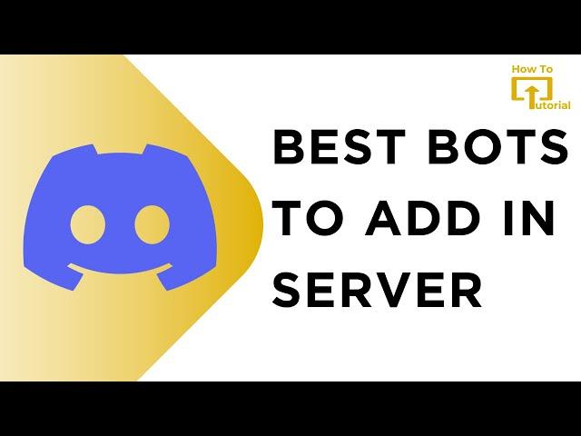 BEST Discord Bots to use in your server! 2024 Guide