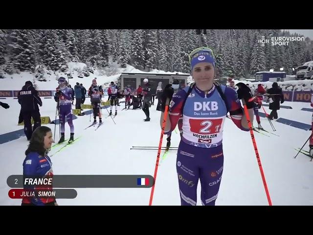 Biathlon World Cup 24-25, Race 15, Relay Women, Hochfilzen, Austria