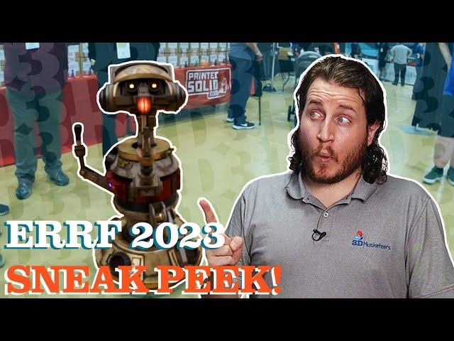 ERRF 2023 SNEAK PEEK!! (East Coast Rep Rap Fest 2023, 3D Printopia 2023)