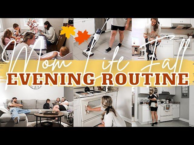 MOM OF 4 FALL EVENING ROUTINE | STAY AT HOME MOM SCHEDULE + CLEANING MOTIVATION | MarieLove