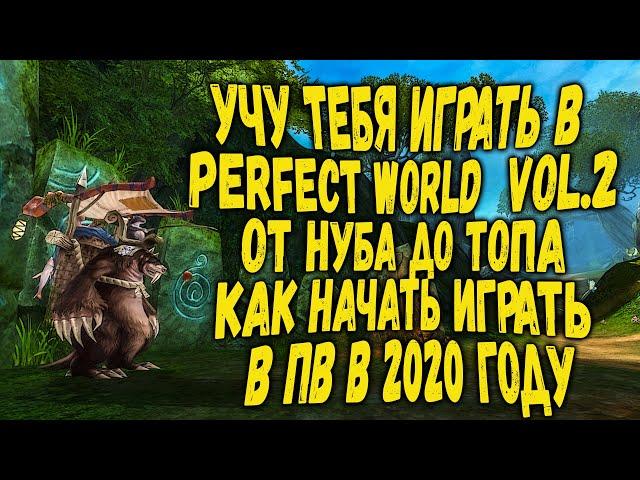 УЧУ ТЕБЯ ИГРАТЬ В PERFECT WORLD | VOL.2 | ОТ НУБА ДО ТОПА | КАК НАЧАТЬ ИГРАТЬ В ПВ В 2020 ГОДУ