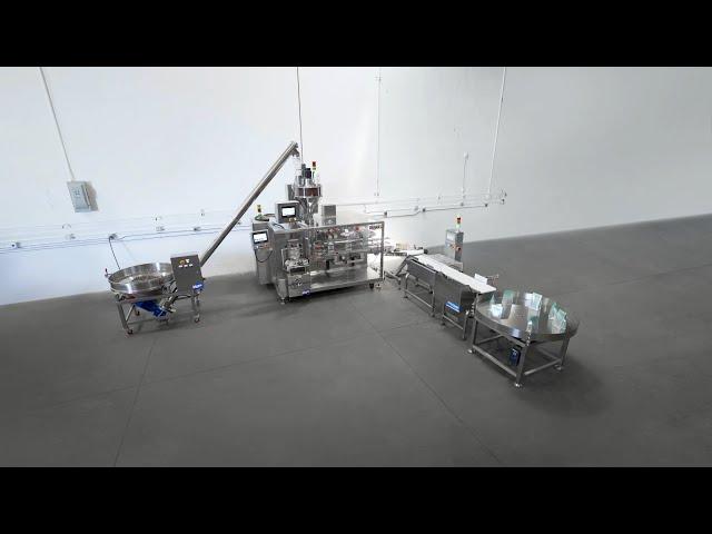 Automatic Coffee Packaging Machine - Gusset Bag Filling and Sealing System