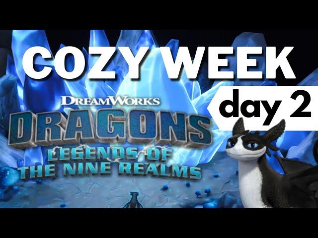 Playing Dreamworks Dragons Legends of the Nine Realms on Nintendo Switch | Lockleth Cozy Week Day 2