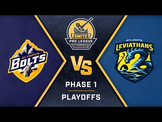 SMITE Pro League Phase 1 Playoffs: Semifinals Olympus Bolts vs Atlantis Leviathans